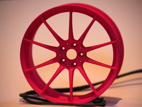 Scaled Performance Wheel 2 in Pink Processed Versatile Plastic