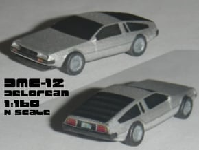 Dmc-12 DeLorean x2 N Scale 1:160 in Smooth Fine Detail Plastic
