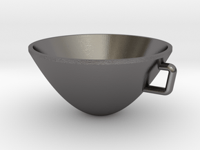 Parabolic Cup in Polished Nickel Steel