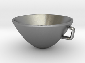 Parabolic Cup in Natural Silver