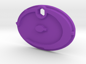 Halo 1 Bungie Game Logo Necklace in Purple Processed Versatile Plastic