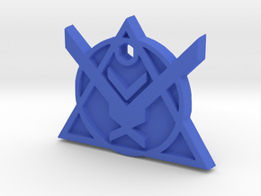 Halo Reach Noble Logo Necklace Bungie in Blue Processed Versatile Plastic