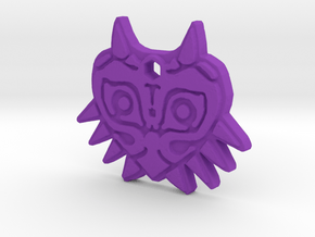 Zelda Majoras Mask Necklace in Purple Processed Versatile Plastic