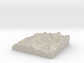 Model of Wasdale Head in Natural Sandstone