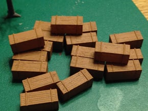 18 Stack Of Lumber 2x6x10 Z Scale  in Smooth Fine Detail Plastic
