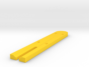  Pinball - Shooter Lane Insert in Yellow Processed Versatile Plastic