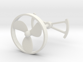 OpenROV Cufflinks in White Natural Versatile Plastic