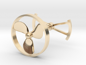 OpenROV Cufflinks in 14K Yellow Gold