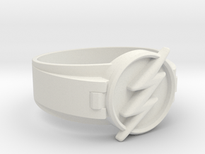 Flash Ring Size 13 22.2mm  in White Natural Versatile Plastic
