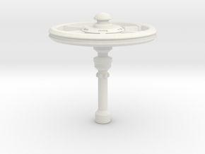 Space Station Top - Stanford Torus in White Natural Versatile Plastic