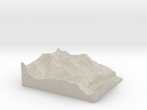 Model of Birg in Natural Sandstone