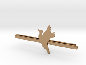 Duck 1 Tie Clip  in Polished Brass