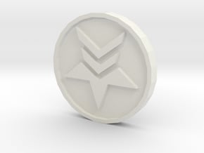 Paragon Renegade Coin in White Natural Versatile Plastic