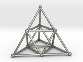 TETRAHEDRON (stage 2) in Natural Silver