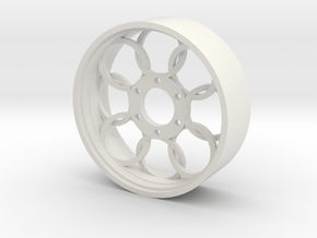 BP8 rear wheel Ring OTO in White Natural Versatile Plastic
