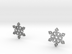 Snow Flakes Small in Polished Silver