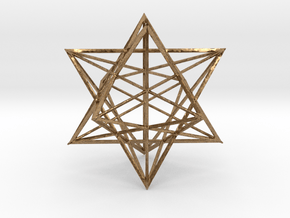 Small Stellated Dodecahedron in Natural Brass