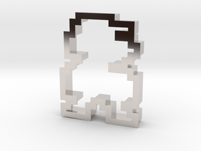 pixely plumber man cookie cutter in Platinum