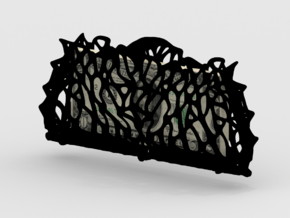 Voronoi Clusters Carry Case in Black Natural Versatile Plastic