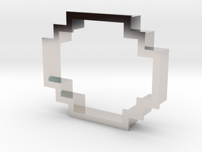 pixely cookie cutter in Platinum
