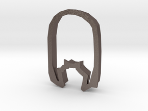 Osaka cookie cutter in Polished Bronzed Silver Steel