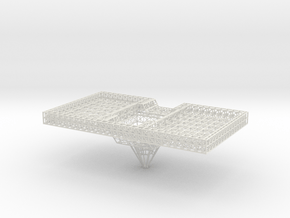 Stern Platform Lower Single Unit V0.3 (repaired) in White Natural Versatile Plastic