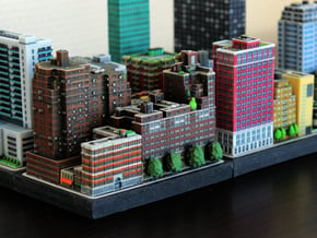 New York set 3 residential building B 5 x 2 in Full Color Sandstone