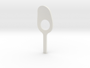 Spoon Head - Innovation vs. Utility in White Natural Versatile Plastic