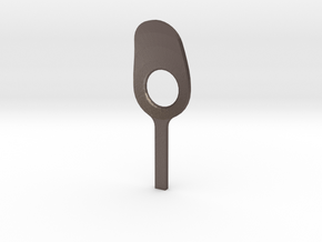 Spoon Head - Innovation vs. Utility in Polished Bronzed Silver Steel
