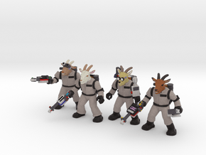 Ghoatbusters, Set of All Four (Sandstone) in Full Color Sandstone