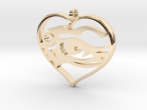 Heart and Soul in 14K Yellow Gold