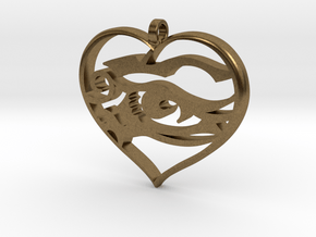 Heart and Soul in Natural Bronze