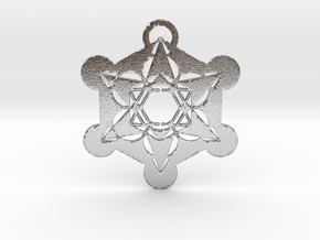 Metatrons Cube  in Natural Silver
