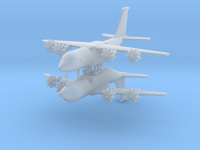 1/700 Antonov An-70 (x2) in Tan Fine Detail Plastic