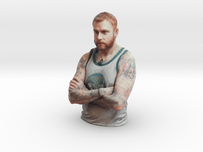 Heroes of Tattoo 150mm series - Brandon Collins US in Full Color Sandstone