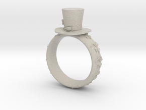 St Patrick's hat ring(size = USA 3.5-4) in Natural Sandstone