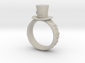 St Patrick's hat ring(size = USA 5) in Natural Sandstone