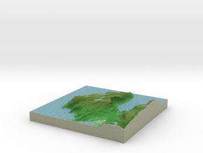 Terrafab generated model Mon Dec 29 2014 23:16:53  in Full Color Sandstone