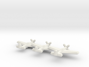 P-51D/Mustang IV (Triplet) 1/900 in White Natural Versatile Plastic