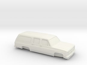 1/87 1986 Chevrolet Suburban  in White Natural Versatile Plastic
