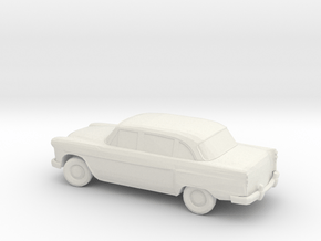 N-Scale (1:160) 1965 Checker Cab in White Natural Versatile Plastic