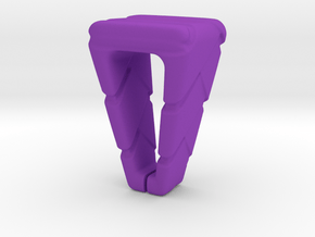 Pendant Holder in Purple Processed Versatile Plastic