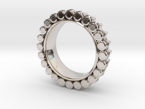 Bullet ring(size = USA 4.5-5) in Platinum
