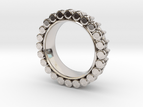 Bullet ring(size = USA 5.5) in Platinum