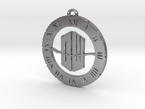 Doctor Who - Pendant in Natural Silver