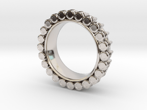 Bullet ring(size = USA 6.5-7) in Platinum