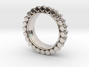 Bullet ring(size = USA 7-7.5) in Platinum