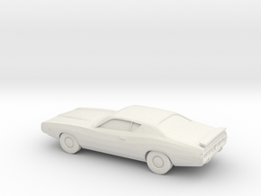 1/87 1971 Dodge Charger in White Natural Versatile Plastic