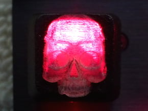 Cherry MX Skull Keycap in Tan Fine Detail Plastic