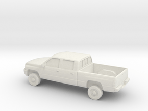 1/87 1994-01 Dodge Ram Crew Cab in White Natural Versatile Plastic